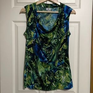 Comfort stretch sleeveless blouse